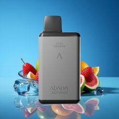Adalya AD 10000 Puffs Disposable Vape Blue Ice - Space Gray, USB-C, 14ml, 650mAh
