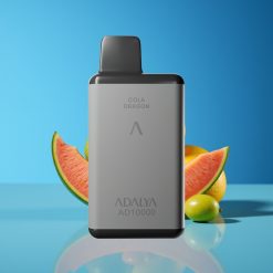 Adalya AD 10000 Puffs Disposable Vape Blue Melon USB-C Rechargeable 14ml 2% Space Gray
