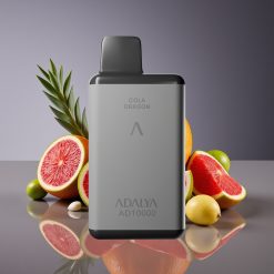 Adalya AD 10000 Puffs Disposable Vape Cola Dragon - Space Gray, USB-C, 14ml, 2% Nicotine