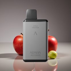 Adalya AD 10000 Puffs Disposable Vape Space Gray Two Apples USB-C Rechargeable 14ml