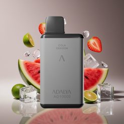 Adalya AD 10000 Puffs Disposable Vape Watermelon Ice - Space Gray, USB-C, 14ml, 650mAh