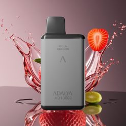 Adalya AD 10000 Puffs Space Gray Disposable Vape Strawberry Splash USB-C 650mAh