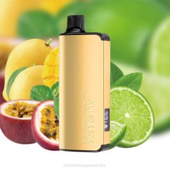 Alibarbar Vapes Melbourne TV8N39 Passionfruit Mango Lime - Alibarbar Ingot 20000 Disposable Vape