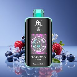 Fumot Tornado 25000 Puffs HD Screen 700mAh Rechargeable 20ml Blueberry On Ice