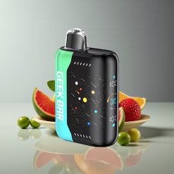 GEEK BAR Pulse X 42K Puffs Meteor Edition Atl Mint with Dual Mesh Coil, 820mAh Fast-Charging, Power Sync Tech, 3D Curved Screen