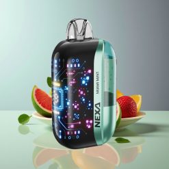 NEXA Ultra 50K Disposable Vape 20mL 800mAh 5% Nicotine Dual Mesh 0.9ohm Type-C Miami Mint