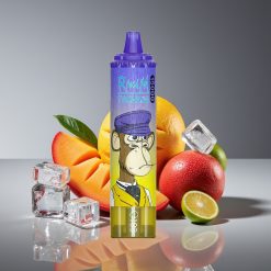 RandM Fumot Tornado 15000 Puffs 25ml 850mAh Mesh LCD Type-C Mango On Ice Disposable Vape