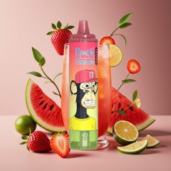 RandM Fumot Tornado 15000 Puffs 25ml 850mAh Mesh Strawberry Watermelon Lemonade Disposable Vape
