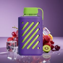VOZOL GEAR 10000 Disposable Vape Grape Ice 10000 Puffs 20ml VAMT Mesh Coil 50mg
