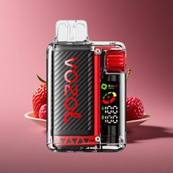 VOZOL Vista 20000 Puffs Rechargeable MTL Disposable Vape Strawberry Raspberry Cherry S.i.L.C Tech OLED 6-Level Watt