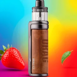 VOOPOO DRAG S2 Pod Kit 2 Drip Tips 100mL PnP X Coil 0 Leak MTL DTL Gene.TT 2.0