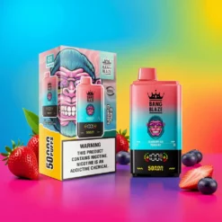 BANG KING Dual Profile 50000 Puffs DSK042 50ml Adjustable Airflow LED Display