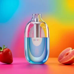 JNR Lila Kiss Disposable Vape 60K Puffs Crystal-Clear 24ml Dual Mesh RGB 2%